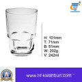 Coupe en verre de qualité supérieure pour ustensiles de cuisine Vodka Whisky Cup Kb-Hn0353
